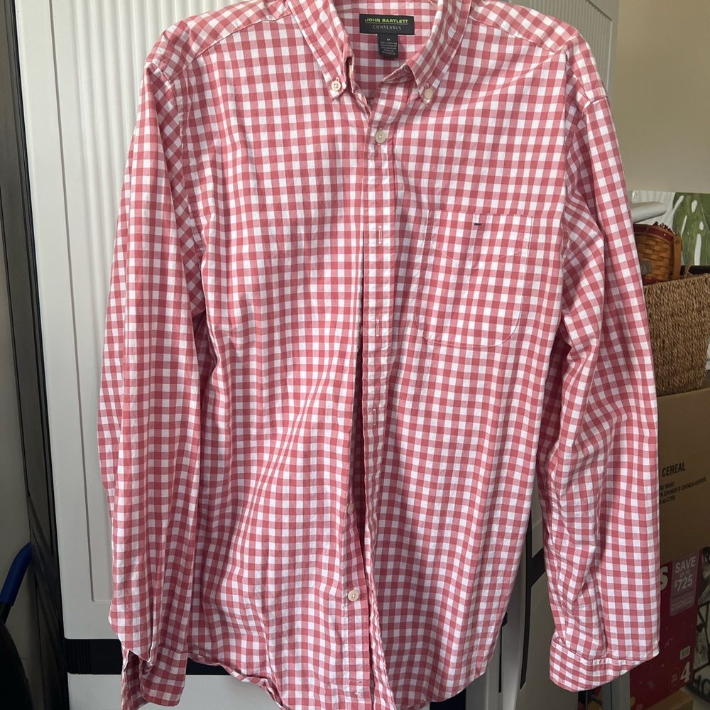 Men's Red Checkered Shirt
